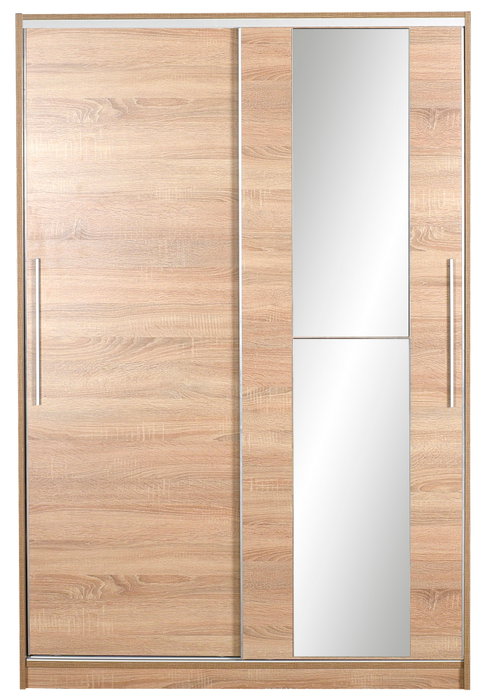 Hanah Home Armario Sonomo con Puerta Corredera de Espejo